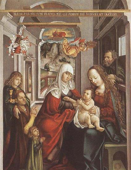 unknow artist Saint Anne with the Virgin and the Child Germany oil painting art